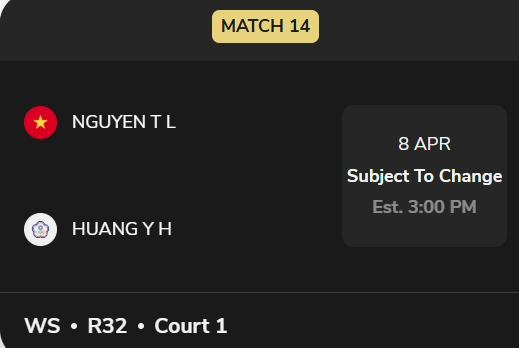 Tổng hợp kết quả cầu lông Việt Nam ở giải châu Á: Chờ Thùy Linh và Hải Đăng ra quân hôm nay - Ảnh 3. Tổng hợp kết quả cầu lông Việt Nam ở giải châu Á: Chờ Thùy Linh và Hải Đăng ra quân hôm nay - Ảnh 3.