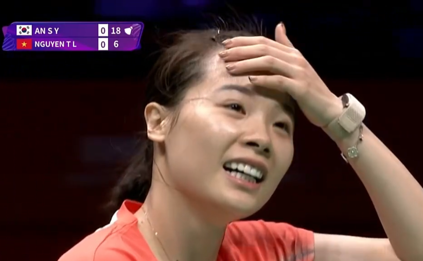 Nguyễn Thùy Linh thất bại chóng vánh trước số 1 thế giới An Se Young - Ảnh 1. Nguyễn Thùy Linh thất bại chóng vánh trước số 1 thế giới An Se Young - Ảnh 1.