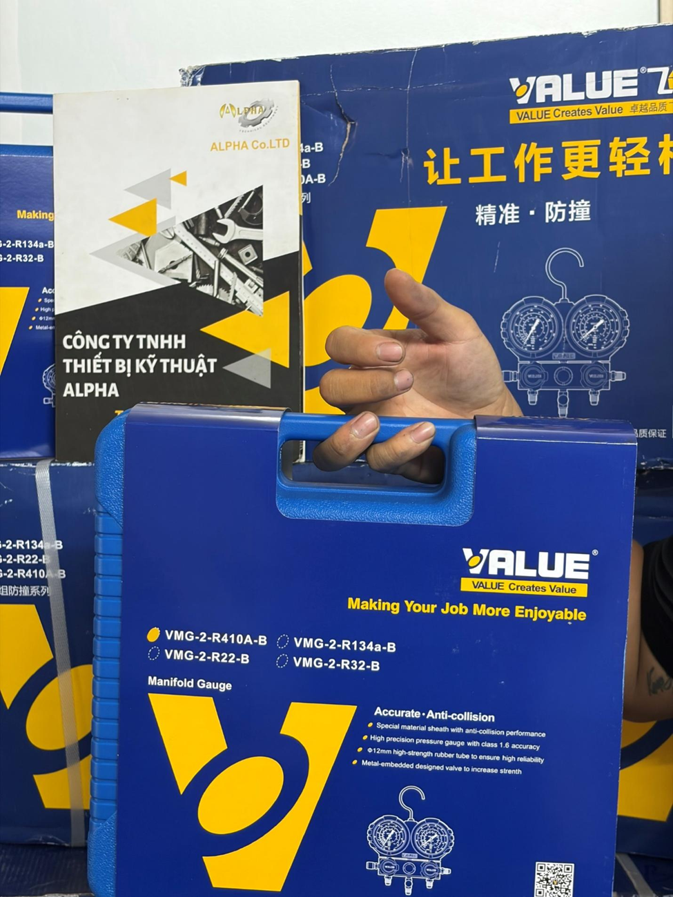 Công ty TNHH thiết bị kỹ thuật Alpha chuyên cung cấp đồng hồ nạp gas lạnh Value chính hãng - Ảnh 2.