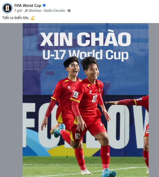 Tin nóng thể thao tối 14/5: FIFA chào mừng U17 Việt Nam  'ra biển lớn' - Ảnh 1.