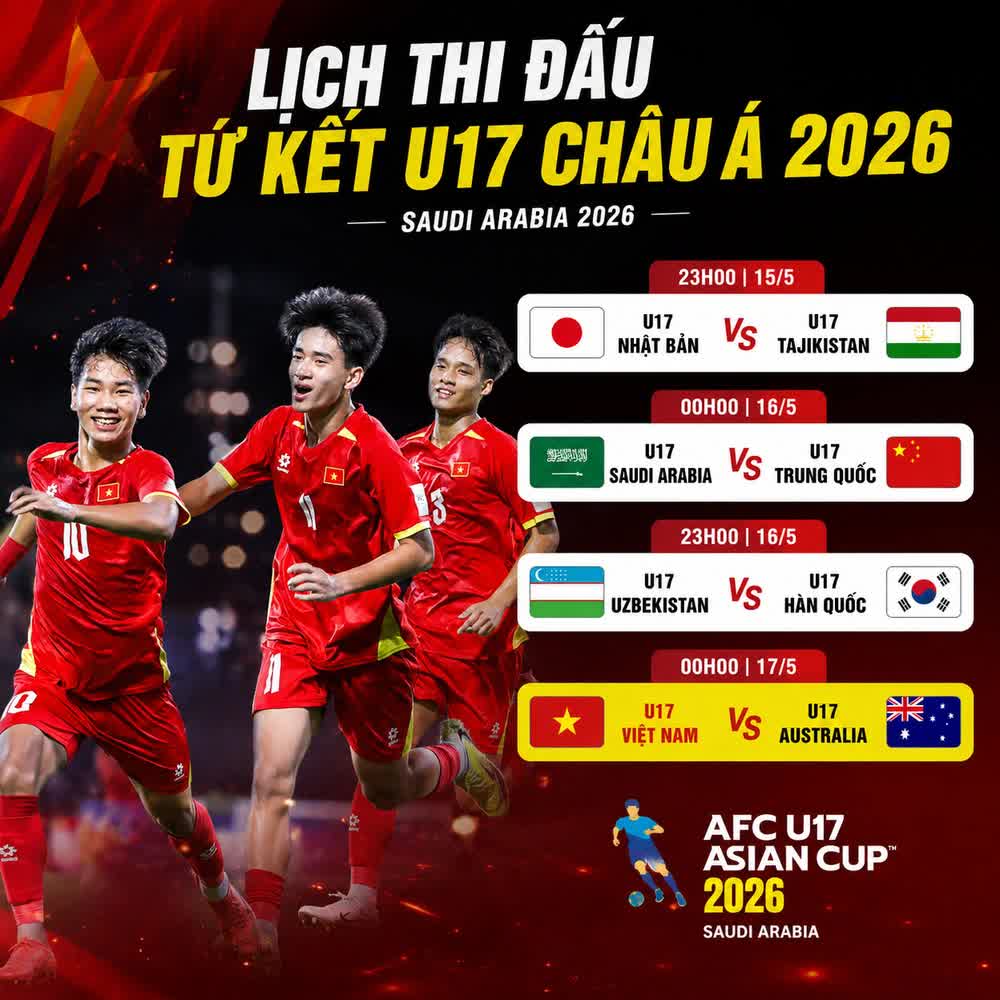 Link xem trực tiếp bóng đá U17 châu Á 2026 hôm nay ngày 15/5 - Ảnh 6.