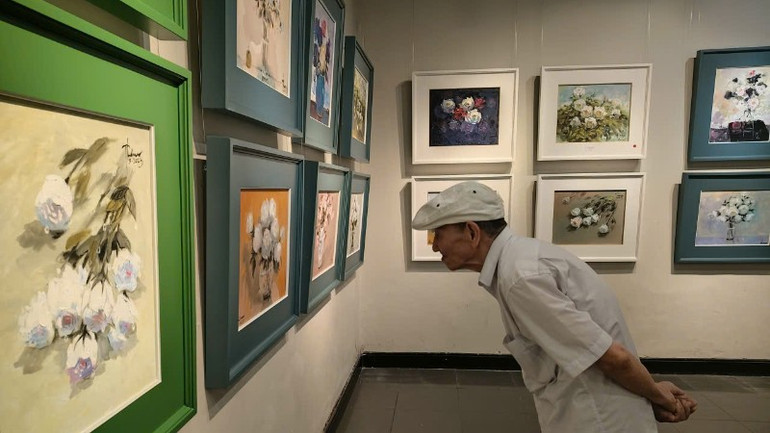 Hành trình tạo dấu ấn của họa sĩ vẽ phong cảnh làng quê - Ảnh 2.
