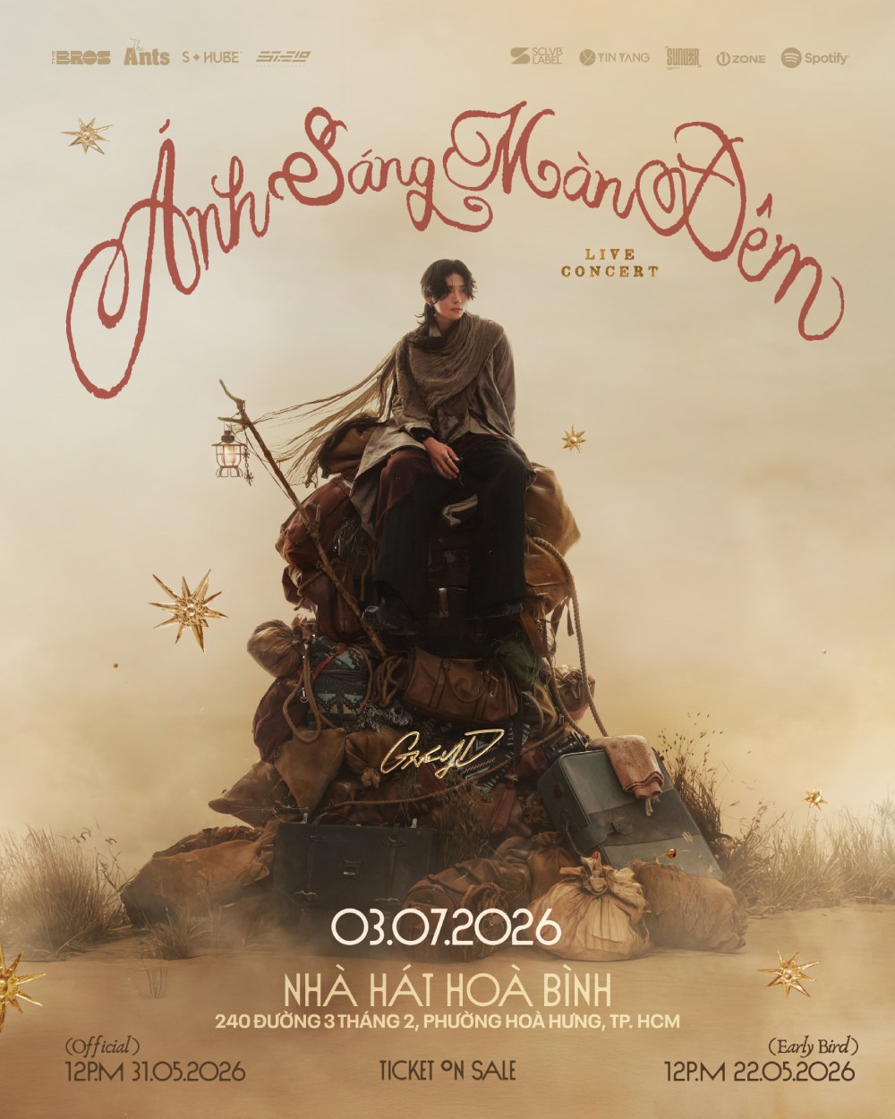 Live concert “Ánh sáng - Màn đêm” của GREY D lấy ý tưởng thần tiên, bí ẩn - Ảnh 1.