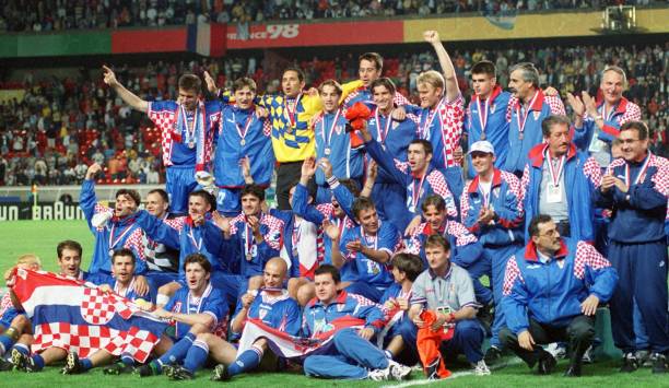 Ngay lần đầu tiên dự World Cup, tuyển Croatia đã viết nên một trong những hành trình kỳ diệu nhất lịch sử bóng đá hiện đại khi giành hạng 3 ở World Cup 1998.
