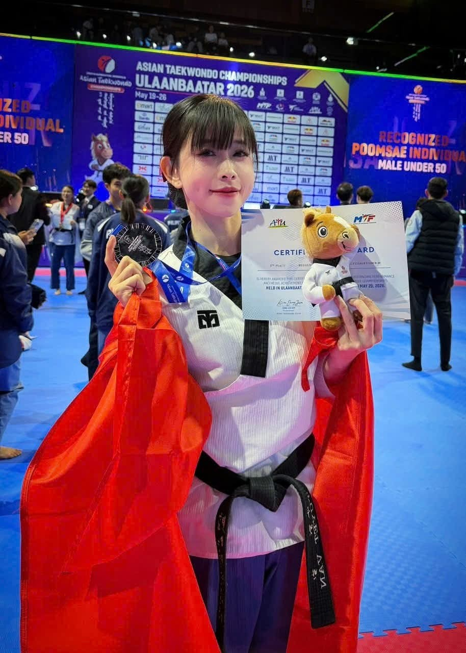 Việt Nam đoạt 1 HCB và 2 HCĐ tại giải vô địch quyền taekwondo châu Á 2026 - Ảnh 1.