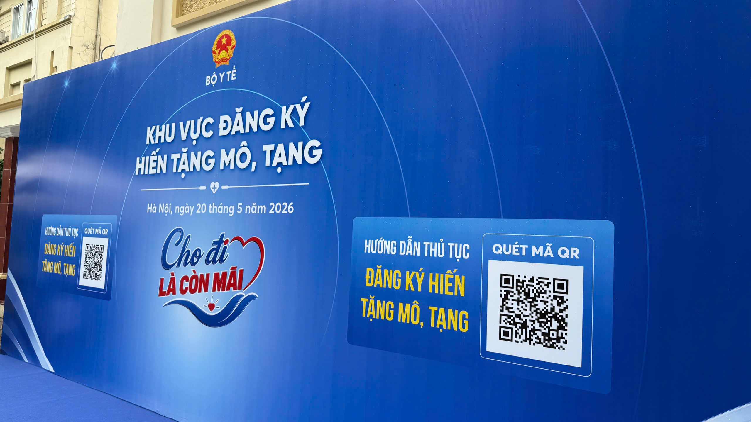 Cho đi là còn mãi: Thông điệp Ngày hưởng ứng hiến tặng mô, tạng 20/5 tại Việt Nam - Ảnh 1. Cho đi là còn mãi: Thông điệp Ngày hưởng ứng hiến tặng mô, tạng 20/5 tại Việt Nam - Ảnh 1.