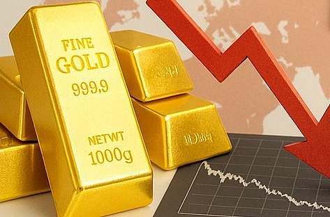Giá vàng thế giới giảm xuống sát mức 4.500 USD/ounce - Ảnh 1.