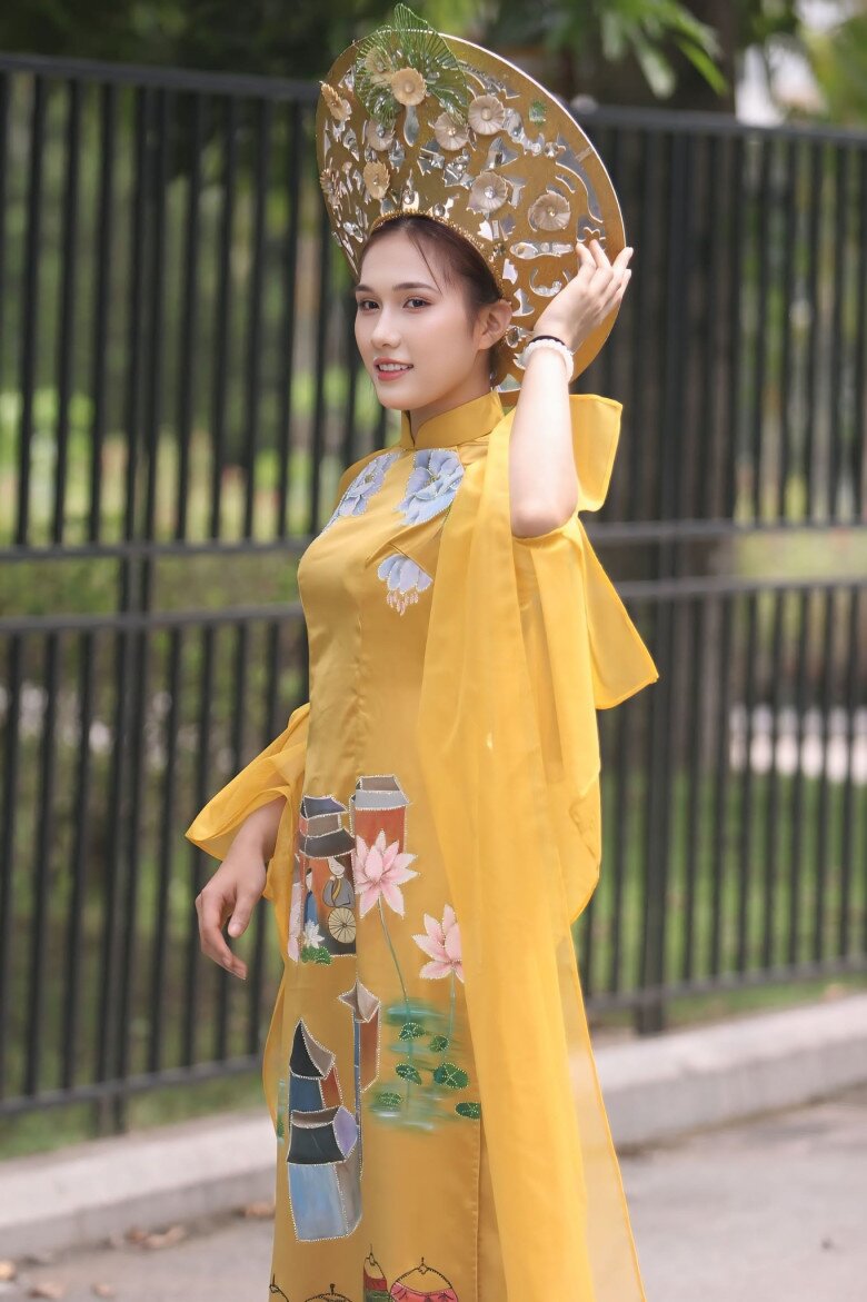 Nhan sắc chủ công 20 tuổi giành danh hiệu 'Miss Áo bà ba' tại Cúp VTV9 - Bình Điền 2026 - Ảnh 5. Nhan sắc chủ công 20 tuổi giành danh hiệu 'Miss Áo bà ba' tại Cúp VTV9 - Bình Điền 2026 - Ảnh 5.