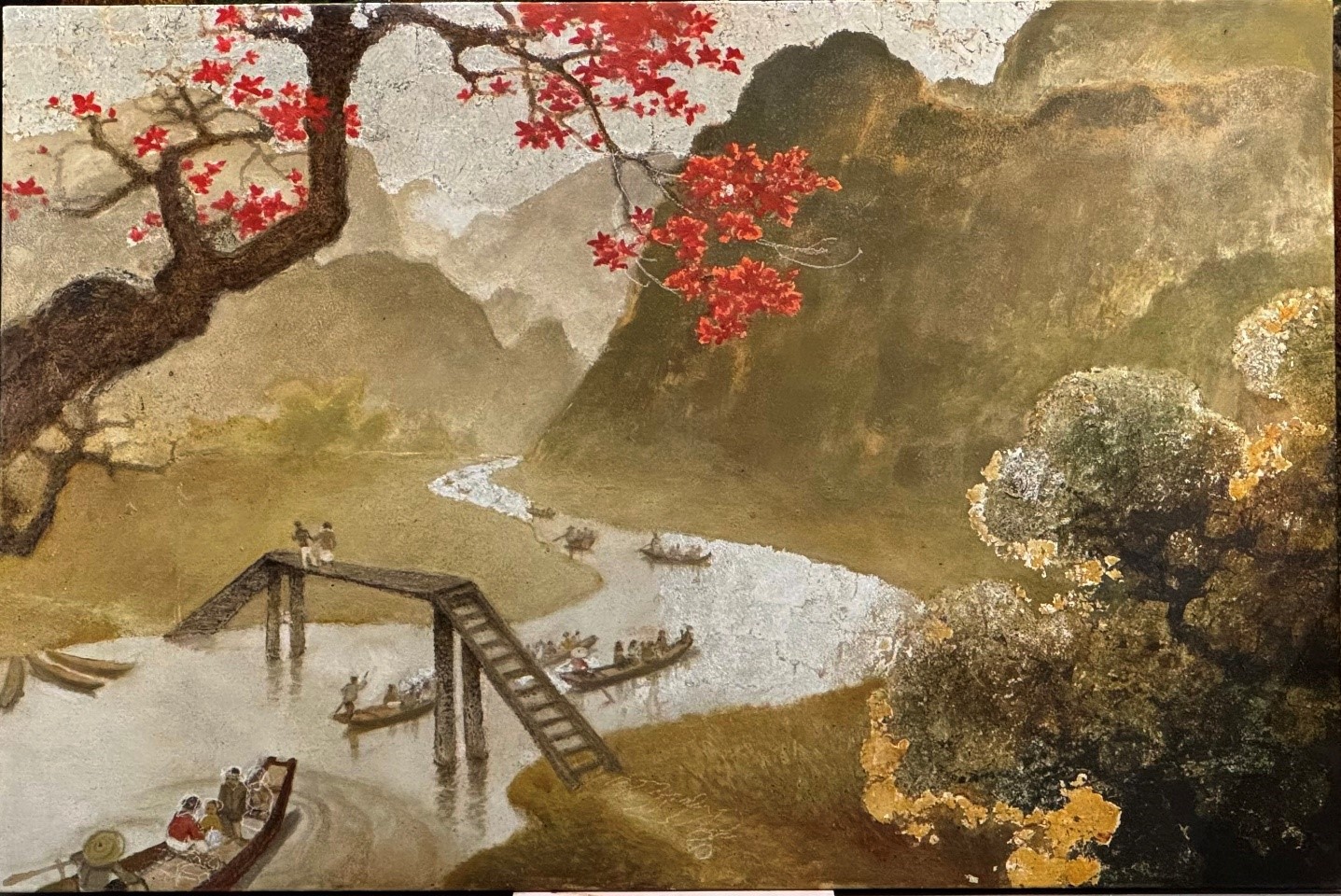 Triển lãm "Sen Đầu Hạ IX": Hành trình thiền định qua hội họa mùa Phật đản - Ảnh 3.