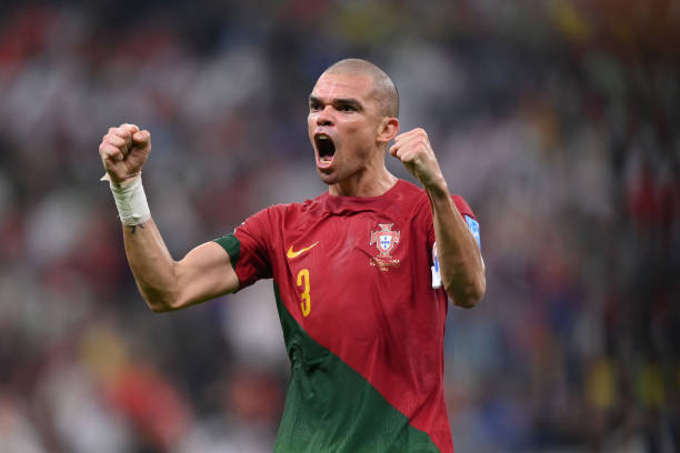Tại World Cup 2022 ở Qatar, trong trận thắng Thụy Sĩ 6-1 ở vòng 1/8, Pepe bật cao đánh đầu từ quả phạt góc của Bruno Fernandes để nâng tỷ số lên 2-0. Khi ấy ông 39 tuổi 283 ngày Tại World Cup 2022 ở Qatar, trong trận thắng Thụy Sĩ 6-1 ở vòng 1/8, Pepe bật cao đánh đầu từ quả phạt góc của Bruno Fernandes để nâng tỷ số lên 2-0. Khi ấy ông 39 tuổi 283 ngày
