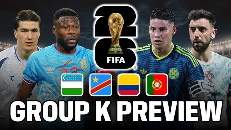 Lịch thi đấu World Cup 2026 - Bảng K - Ảnh 1. Lịch thi đấu World Cup 2026 - Bảng K - Ảnh 1.