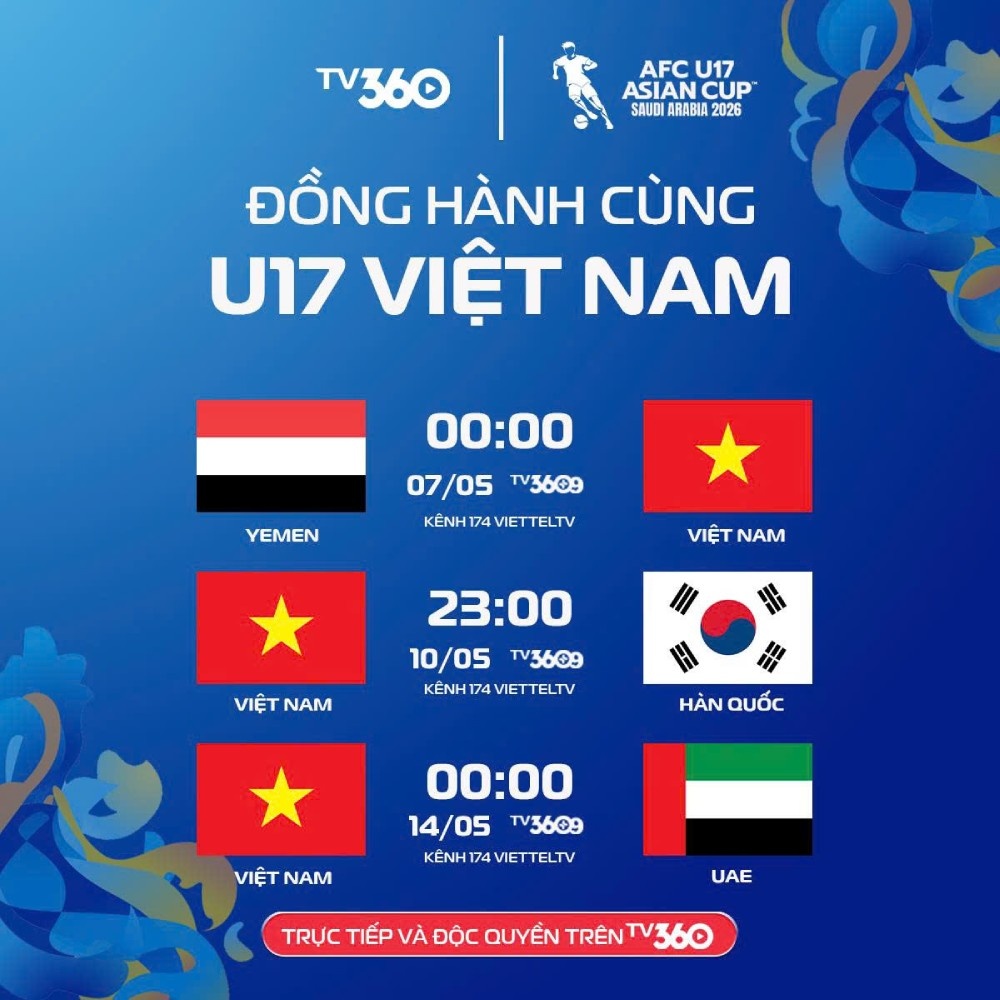 Lịch thi đấu bóng đá U17 châu Á 2026 của U17 Việt Nam mới nhất - Ảnh 1.