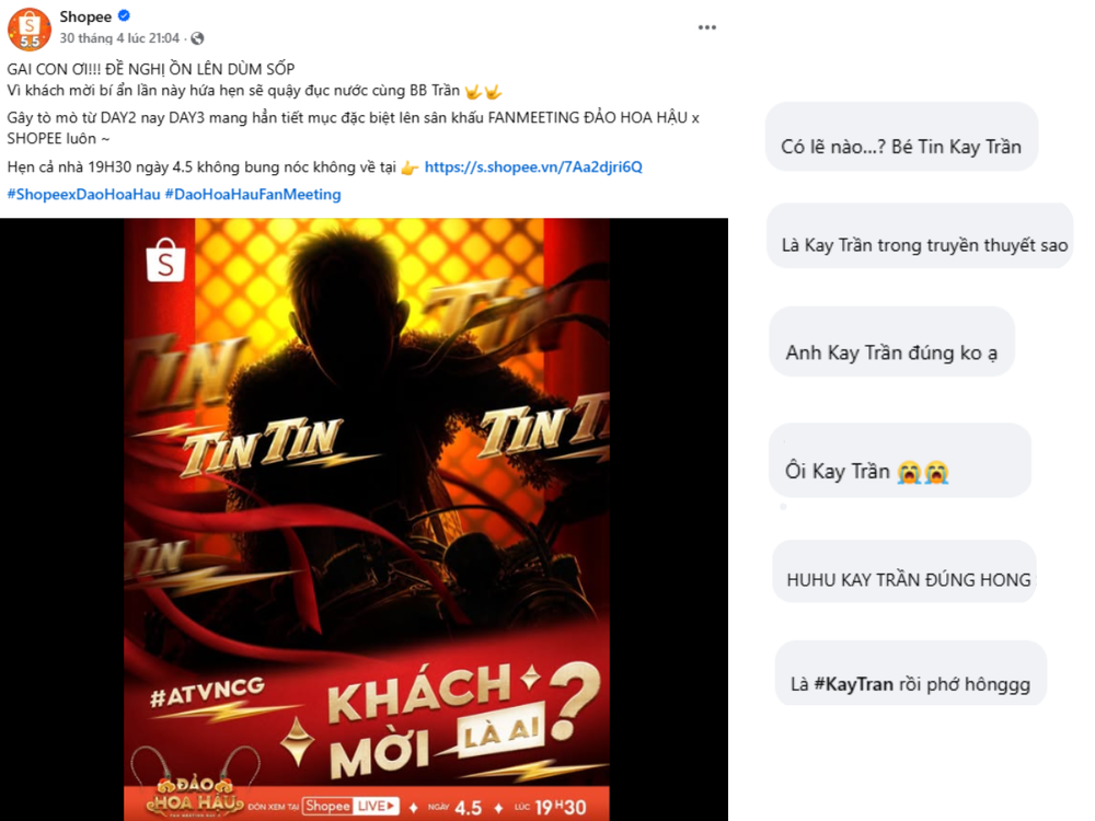 Đảo Hoa Hậu và loạt show khuấy động không khí dịp sale tháng 5 trên Shopee - Ảnh 3.