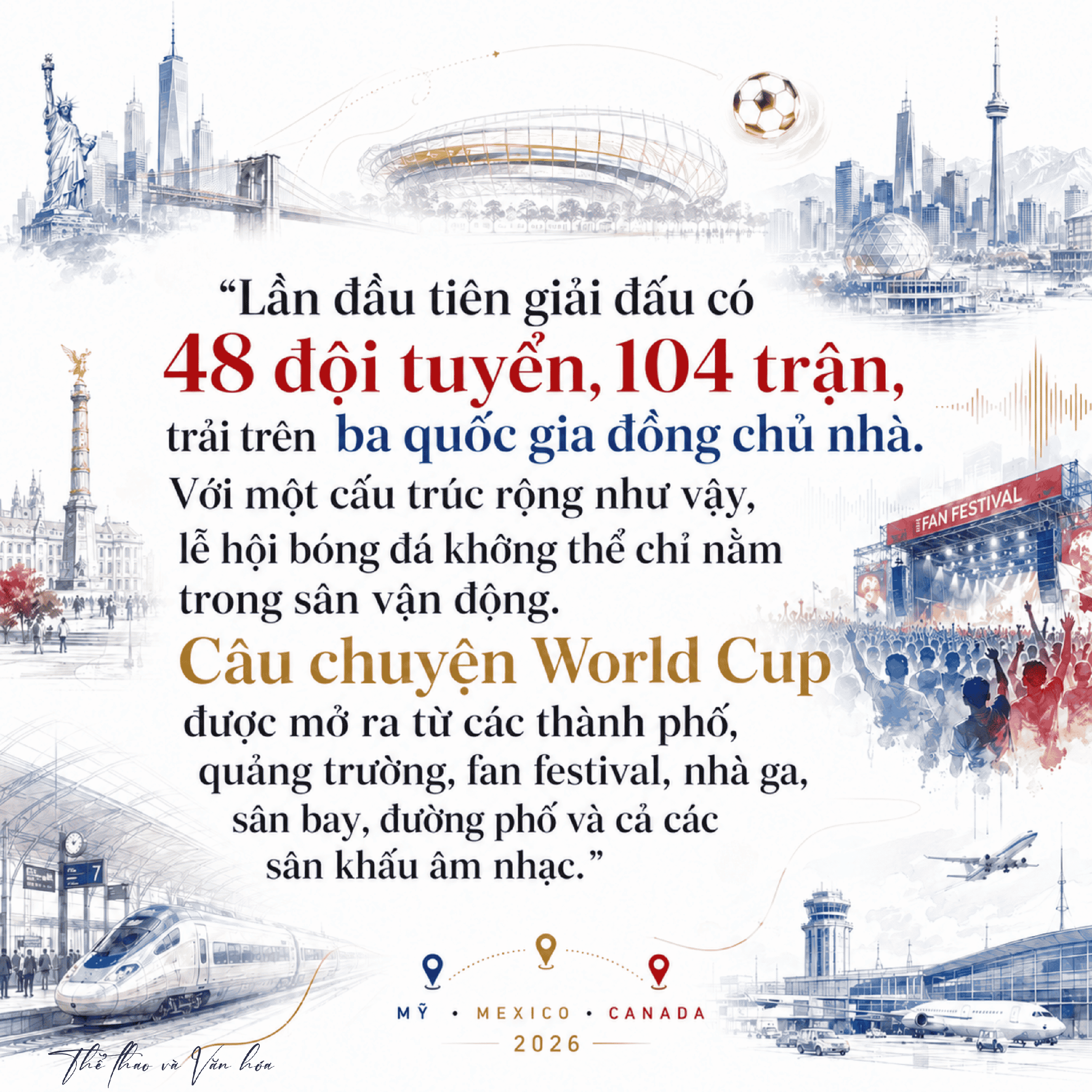 Ba quốc gia, một sân khấu: World Cup khai cuộc bằng âm nhạc - Ảnh 1.