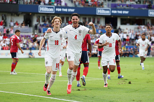 Các bàn thắng của Declan Rice, Anthony Gordon và Ollie Watkins về chiến thắng 3-0 cho tuyển Anh trong trận đấu giao hữu cuối cùng trước World Cup 2026 gặp Costa Rica. Ảnh: Getty Các bàn thắng của Declan Rice, Anthony Gordon và Ollie Watkins về chiến thắng 3-0 cho tuyển Anh trong trận đấu giao hữu cuối cùng trước World Cup 2026 gặp Costa Rica. Ảnh: Getty