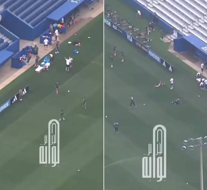 World Cup 2026: Bị quay lén bằng drone trước đại chiến Argentina, Algeria nổi giận - Ảnh 1. World Cup 2026: Bị quay lén bằng drone trước đại chiến Argentina, Algeria nổi giận - Ảnh 1.