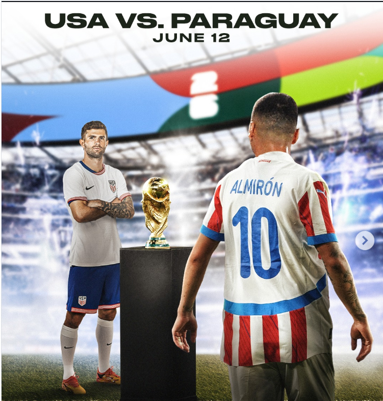 Tỷ lệ chiến thắng Mỹ vs Paraguay (bảng B World Cup 2026): Lợi thế sân nhà cho tuyển Mỹ - Ảnh 1. Tỷ lệ chiến thắng Mỹ vs Paraguay (bảng B World Cup 2026): Lợi thế sân nhà cho tuyển Mỹ - Ảnh 1.