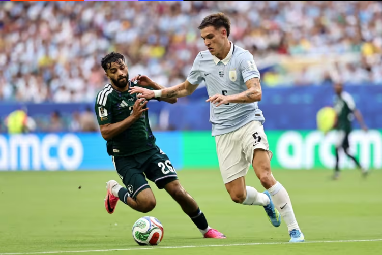 Saudi Arabia hòa Uruguay 1-1 ở bảng H World Cup 2026. Ảnh: FIFA Saudi Arabia hòa Uruguay 1-1 ở bảng H World Cup 2026. Ảnh: FIFA