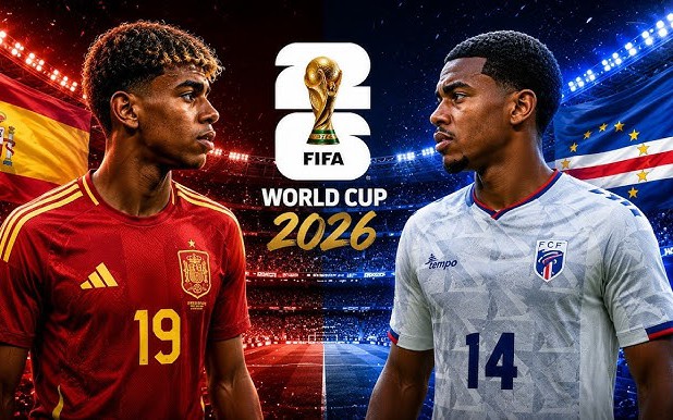 VTV6 VTV3 trực tiếp bóng đá Tây Ban Nha vs Cape Verde 23h00 hôm nay, bảng B World Cup 2026
