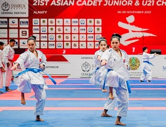 Karate Việt Nam giành 3 HCĐ trong ngày khai mạc giải vô địch châu Á 2026 - Ảnh 1. Karate Việt Nam giành 3 HCĐ trong ngày khai mạc giải vô địch châu Á 2026 - Ảnh 1.
