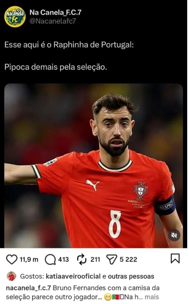 Chị gái Ronaldo gây bão World Cup 2026: Chê tuyển Bồ Đào Nha, 'thả tim' bài viết chỉ trích Bruno Fernandes - Ảnh 2. Chị gái Ronaldo gây bão World Cup 2026: Chê tuyển Bồ Đào Nha, 'thả tim' bài viết chỉ trích Bruno Fernandes - Ảnh 2.