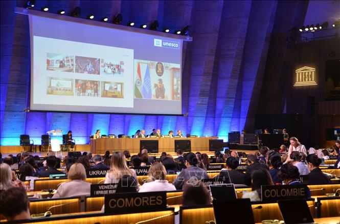 Việt Nam tiếp tục phát huy vai trò thành viên tích cực, trách nhiệm tại UNESCO - Ảnh 1. Việt Nam tiếp tục phát huy vai trò thành viên tích cực, trách nhiệm tại UNESCO - Ảnh 1.