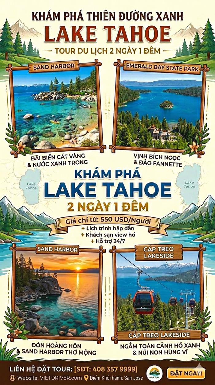 Bỏ lại phố thị ồn ào để đón mùa hè tuyệt đỉnh tại viên ngọc xanh Lake Tahoe cùng VietDriver - Ảnh 4. Bỏ lại phố thị ồn ào để đón mùa hè tuyệt đỉnh tại viên ngọc xanh Lake Tahoe cùng VietDriver - Ảnh 4.