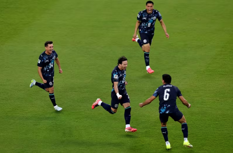 Khởi đầu như mơ của tuyển Paraguay. Ảnh: FIFA Khởi đầu như mơ của tuyển Paraguay. Ảnh: FIFA