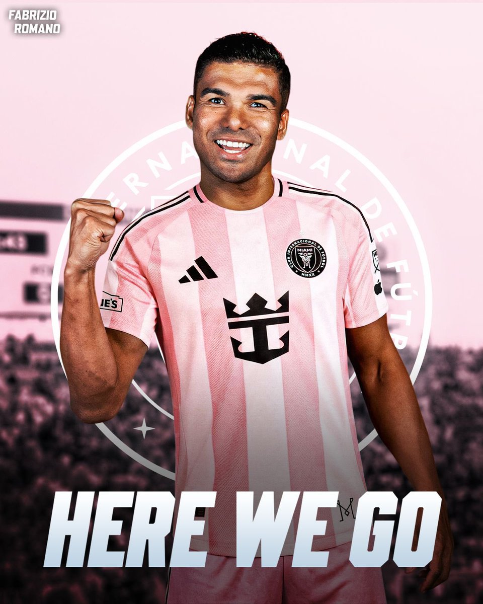 Casemiro đạt thỏa thuận gia nhập Inter Miami. Ảnh: Twitter Romano Casemiro đạt thỏa thuận gia nhập Inter Miami. Ảnh: Twitter Romano