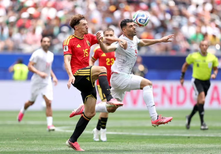 Iran cầm hòa Bỉ ở World Cup 2026. Ảnh: FIFA