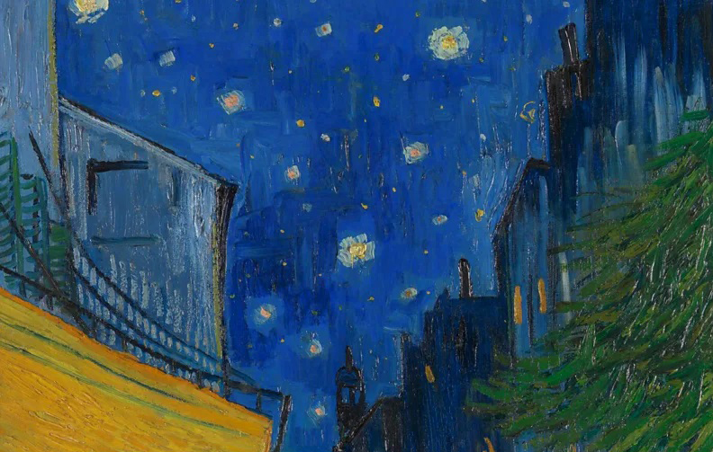 "Café Terrace at Night": 5 chi tiết hé lộ thiên tài của Van Gogh trong "Đêm đầy sao" đầu tiên - Ảnh 7. "Café Terrace at Night": 5 chi tiết hé lộ thiên tài của Van Gogh trong "Đêm đầy sao" đầu tiên - Ảnh 7.