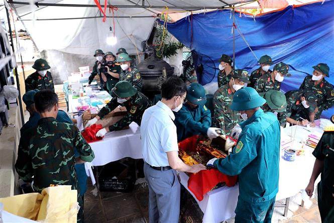 Phát động triển khai cao điểm thu nhận mẫu sinh phẩm ADN thân nhân liệt sĩ chưa xác định thông tin trên toàn quốc - Ảnh 3. Phát động triển khai cao điểm thu nhận mẫu sinh phẩm ADN thân nhân liệt sĩ chưa xác định thông tin trên toàn quốc - Ảnh 3.