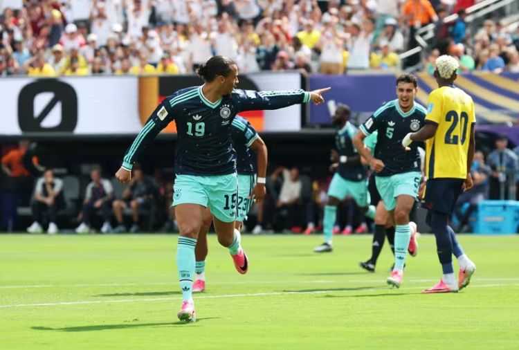 Leroy Sane ăn mừng bàn thắng. Ảnh: FIFA