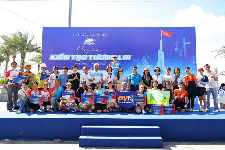 Giải chạy Báo Xây dựng 2026: Những bước chân truyền cảm hứng - Ảnh 2.