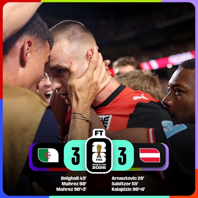 ĐT Iran chia tay World Cup 2026 sau trận hòa giữa Áo và Algeria - Ảnh 3.