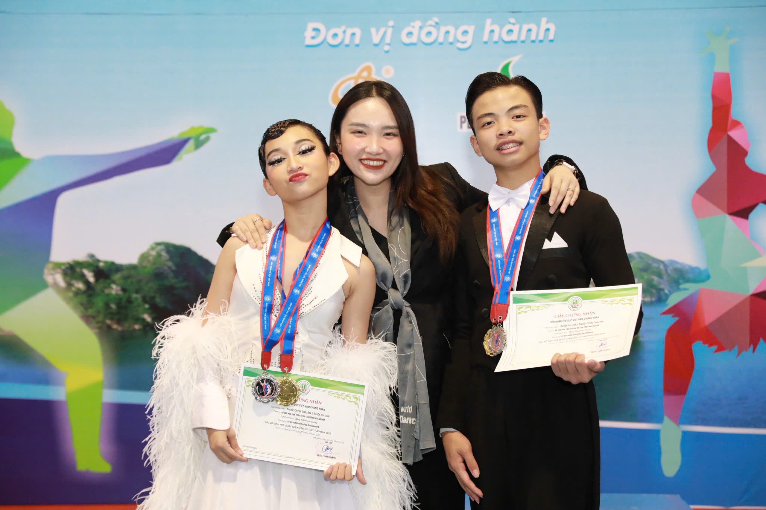 Nguyễn Quỳnh Trang Anh giành 7 HCV DanceSport tại Cúp vô địch Trẻ - Thiếu niên quốc gia - Ảnh 3.