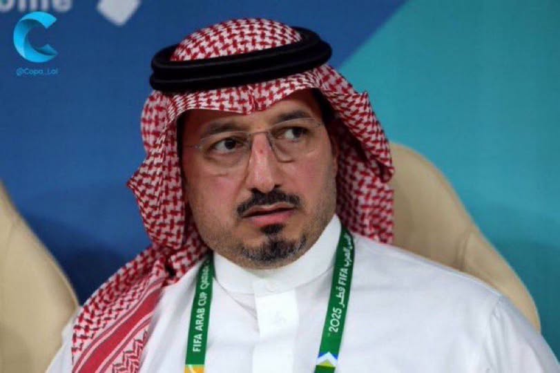 Chủ tịch Liên đoàn Bóng đá Saudi Arabia, Yasser Al-Misehal, đã tuyên bố từ chức sau khi đội tuyển quốc gia nước này bị loại ngay từ vòng bảng World Cup 2026. Ảnh: FB Arab Vine