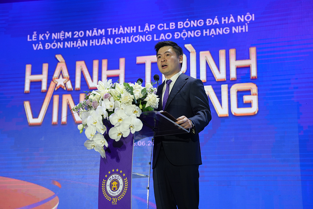 CLB Hà Nội kỷ niệm 20 năm thành lập - Ảnh 1.