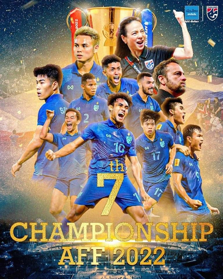Thái Lan vô địch ASEAN Cup nhiều nhất trong lịch sử với 7 lần đăng quang. Ảnh: FB Thái Lan vô địch ASEAN Cup nhiều nhất trong lịch sử với 7 lần đăng quang. Ảnh: FB