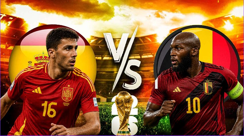 Trực tiếp bóng đá Tây Ban Nha vs Bỉ 02h00 hôm nay 11/7, tứ kết World Cup 2026 - Ảnh 4. Trực tiếp bóng đá Tây Ban Nha vs Bỉ 02h00 hôm nay 11/7, tứ kết World Cup 2026 - Ảnh 4.