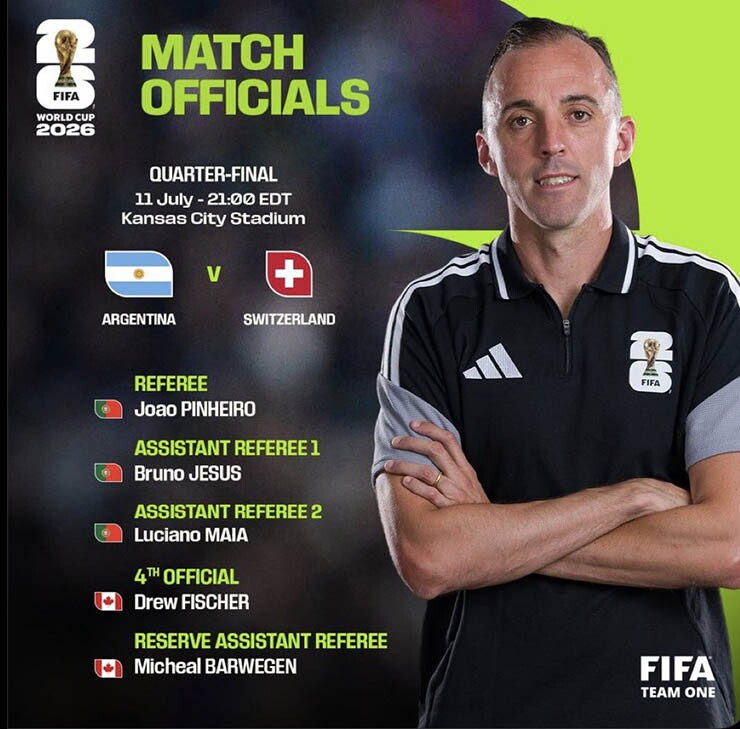 Argentina lo ngại khi trọng tài Bồ Đào Nha được FIFA chỉ định điều khiển trận đấu với Thụy Sĩ - Ảnh 1. Argentina lo ngại khi trọng tài Bồ Đào Nha được FIFA chỉ định điều khiển trận đấu với Thụy Sĩ - Ảnh 1.