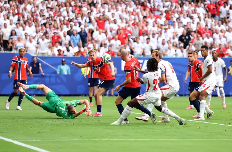 VTV6 VTV3 trực tiếp bóng đá Na Uy vs Anh 4h00 hôm nay, tứ kết World Cup 2026 - Ảnh 4. VTV6 VTV3 trực tiếp bóng đá Na Uy vs Anh 4h00 hôm nay, tứ kết World Cup 2026 - Ảnh 4.