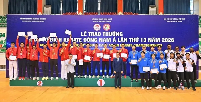 Karate Việt Nam khẳng định vị thế số 1 Đông Nam Á với 29 HCV - Ảnh 1. Karate Việt Nam khẳng định vị thế số 1 Đông Nam Á với 29 HCV - Ảnh 1.