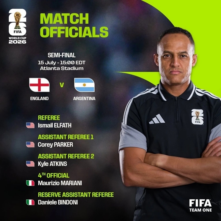 Trọng tài cầm còi bán kết Anh vs Argentina là vận may của Lionel Messi - Ảnh 1. Anh vs Argentina
