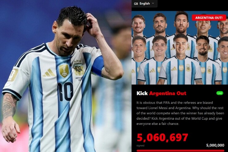 Tin nóng thể thao tối 14/7: 5 triệu chữ ký đòi đuổi Messi khỏi World Cup, độc lạ ĐT Senegal có bác sĩ sản phụ khoa - Ảnh 1. Tin nóng thể thao tối 14/7: 5 triệu chữ ký đòi đuổi Messi khỏi World Cup, độc lạ ĐT Senegal có bác sĩ sản phụ khoa - Ảnh 1.