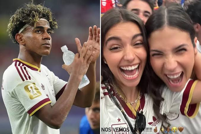 Bạn gái người mẫu của Lamine Yamal vỡ òa khi Tây Ban Nha vào chung kết World Cup 2026 - Ảnh 8. Bạn gái người mẫu của Lamine Yamal vỡ òa khi Tây Ban Nha vào chung kết World Cup 2026 - Ảnh 8.
