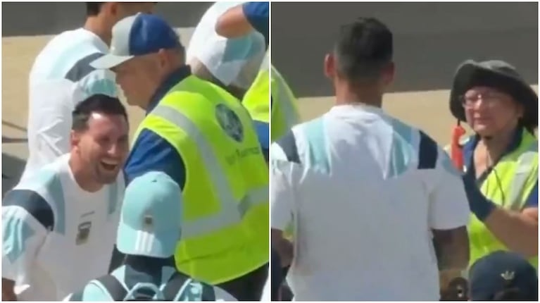 Messi gây sốt khi bật cười trong lúc kiểm tra an ninh trong dịp World Cup 2026 - Ảnh 1. Messi gây sốt khi bật cười trong lúc kiểm tra an ninh trong dịp World Cup 2026 - Ảnh 1.