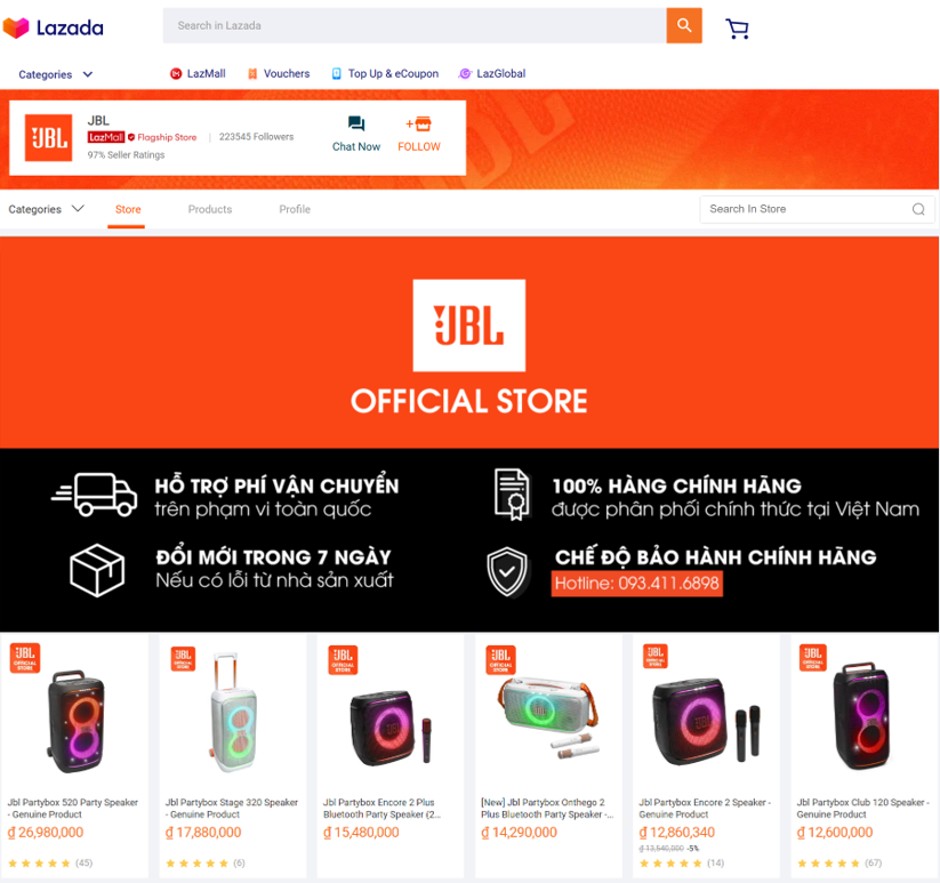JBL tăng tốc trên thương mại điện tử, doanh số Lazada tăng hơn 50% hai năm liên tiếp - Ảnh 1. JBL tăng tốc trên thương mại điện tử, doanh số Lazada tăng hơn 50% hai năm liên tiếp - Ảnh 1.