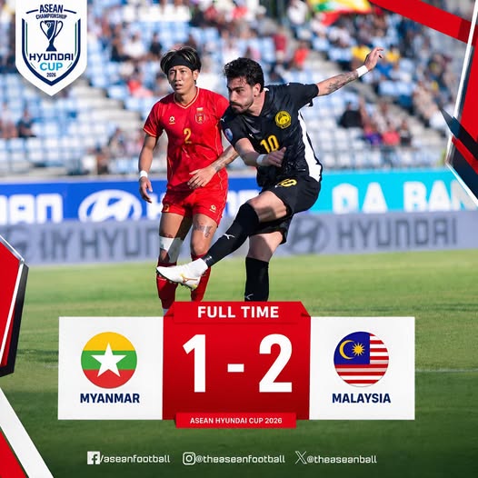 Sao nhập tịch tỏa sáng, Malaysia thắng ngược Myanmar ở trận ra quân ASEAN Cup 2026 - Ảnh 1. Malaysia