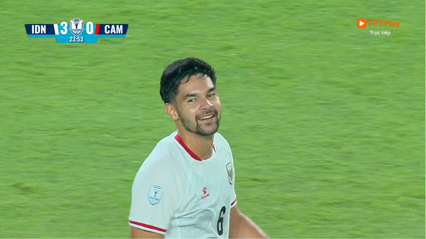 Sao trẻ nhập tịch ra mắt với hat-trick, Indonesia đại thắng Campuchia 5-1 - Ảnh 6.
